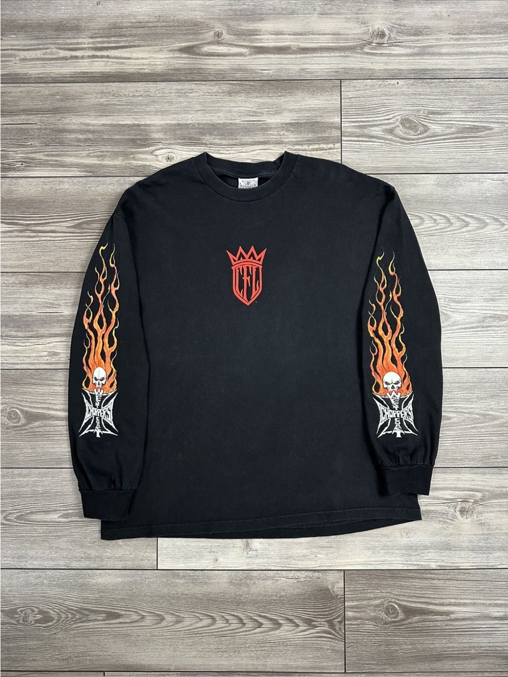 Vintage West Coast Choppers CFL Flame Long-Sleeve